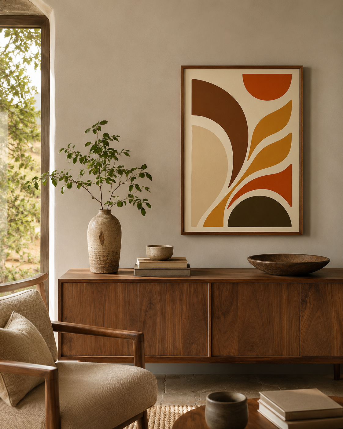 Abstract – Earthy Flow